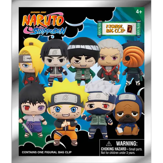 Naruto Series 3 Bag Clips Mystery Blind Bag