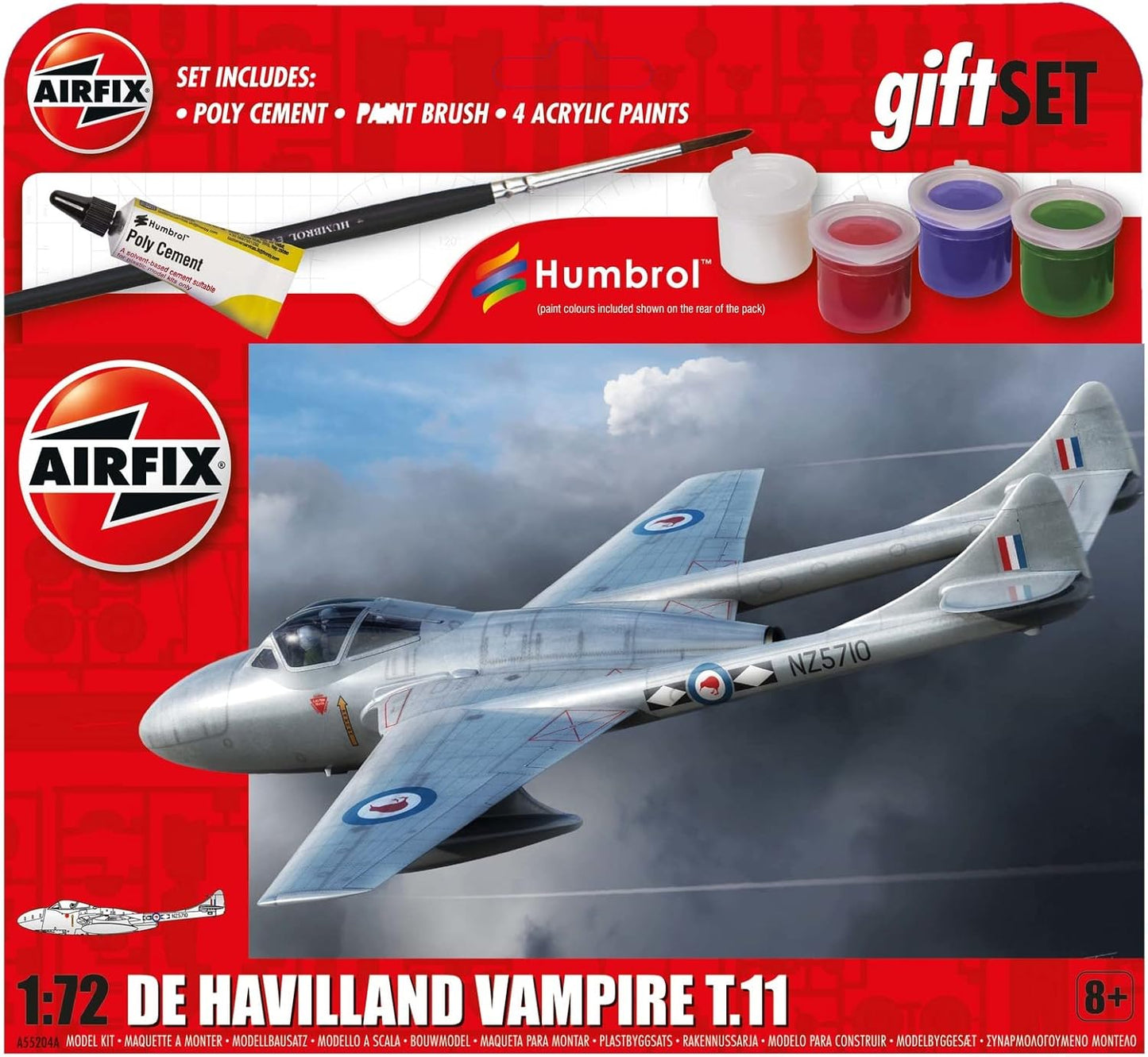AirFix Hanging Gift Set - de Havilland  Vampire T 11