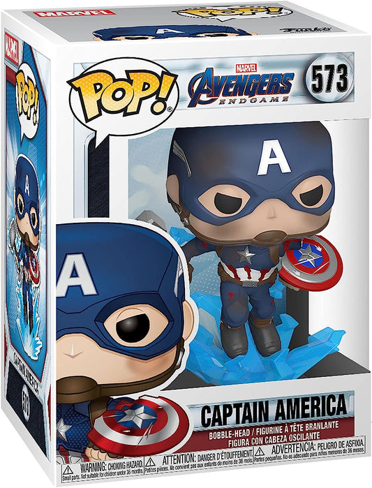 Captain America Pop Vinly with Shield and Hammer