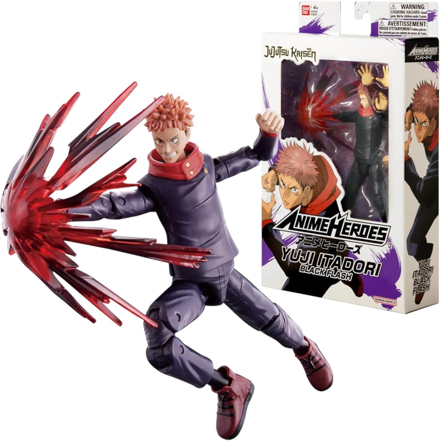 Bandai Anime Heroes Action Figure - Jujutsu Kaisen Yuji Itadori