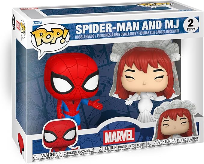Funko POP! Marvel: Superhero Couples - Spider-Man & MJ