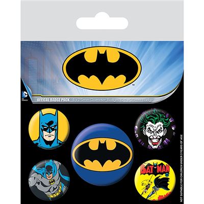 Batman (Retro) Badge Pack