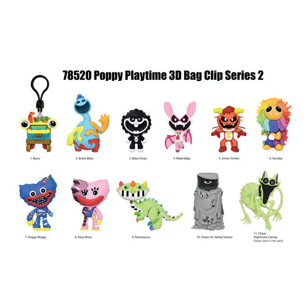 Poppy Playtime Series 2 Bag Clips Blind Bag