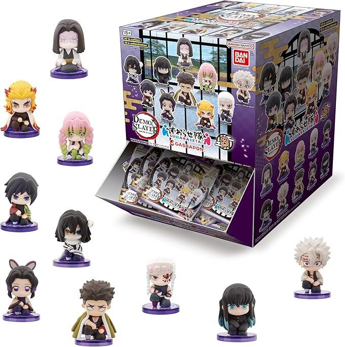 Demon Slayer Gashapon Suwarase-tai 3 Blind Pack Sitting Figures