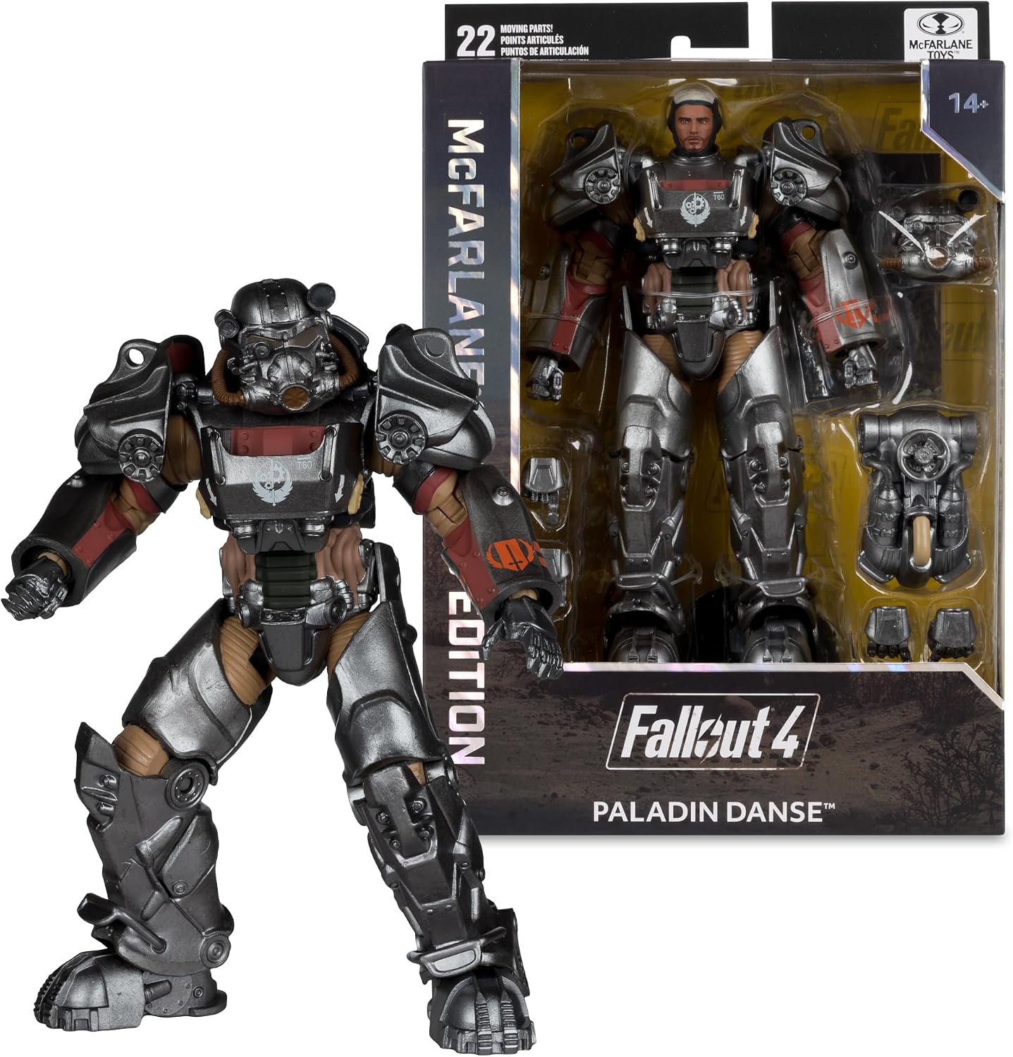 McFarlane Fallout Paladin Danse 7in Deluxe Action Figure Toys