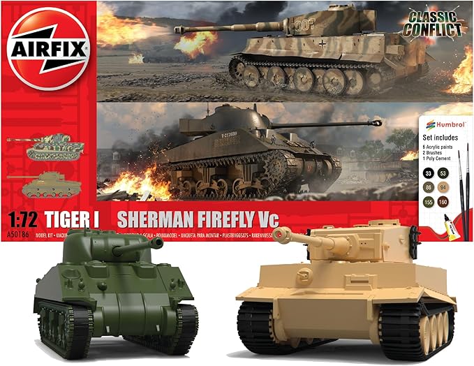 AirFix Classic Conflict Tiger 1 vs Sherman Firefly