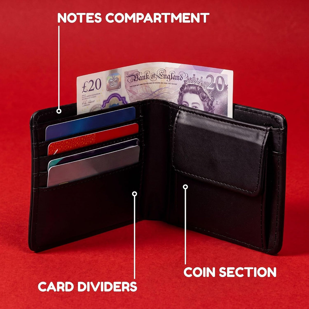 SPIDERMAN BLACK WALLET AND KEYRING SET