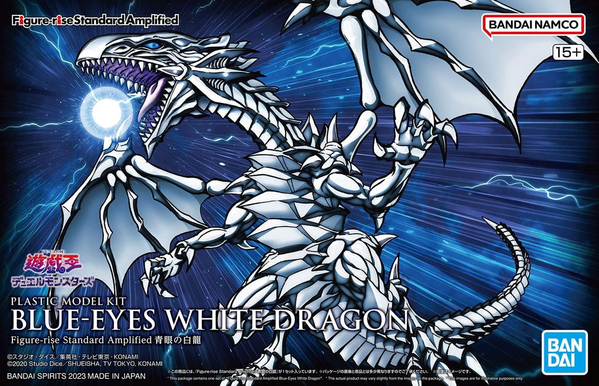 Blue‑Eyes White Dragon Figure‑Rise Amplified Model Kit