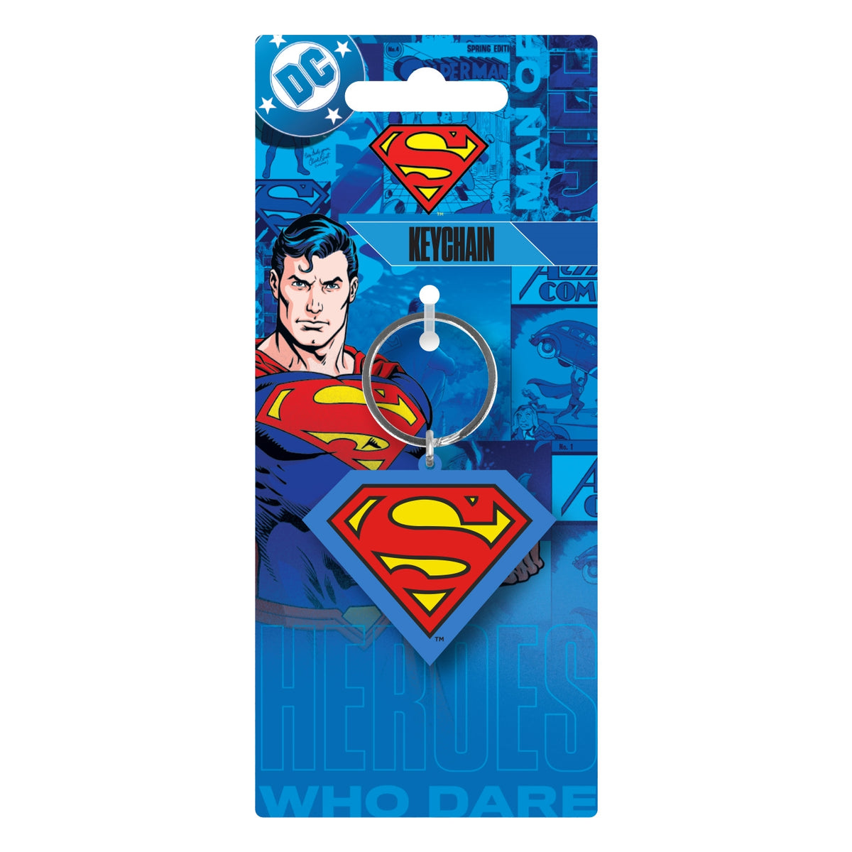 Superman - (Shield) Pvc Keychain
