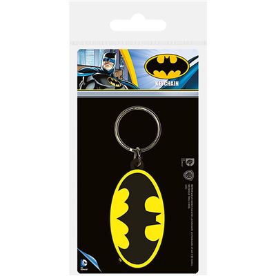 Dc (Batman Symbol) Pvc Keychain