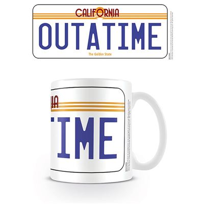 Back To The Future (License Plate) Mug