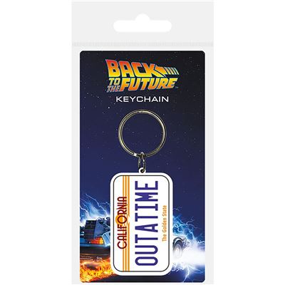 Back To The Future (License Plate) Pvc Keychain
