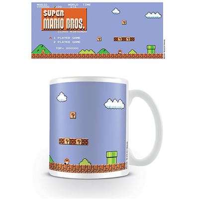 Super Mario (Retro Title) Mug