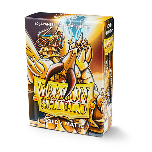 Dragon Shield - Matte Japanese Size Sleeves 60pk - Gold
