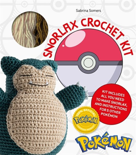 PokeMon Crochet Snorlax Kit : Includes Materials to Make Snorlax and Instructions for 5 Other PokeMon