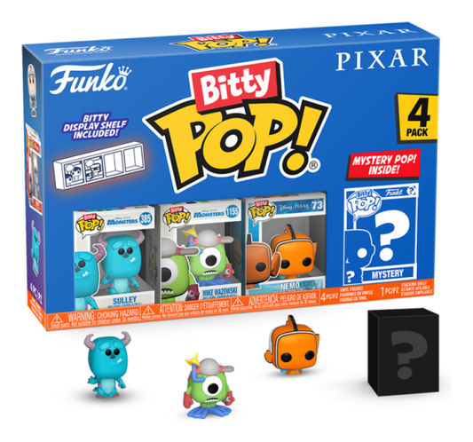 Bitty Pop! Pixar - Monsters Inc 4 Pack