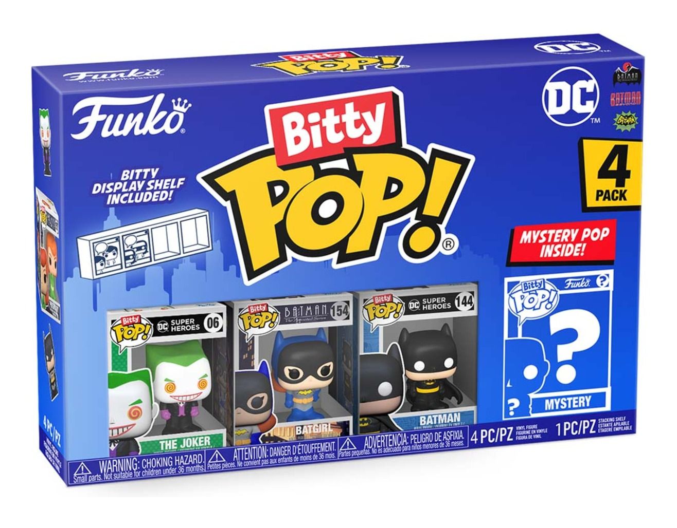 Bitty Pop! 4-Pack - DC S1