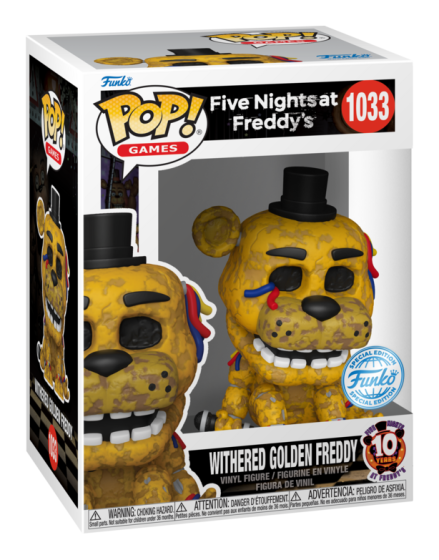 Pop! Vinyl - FNAF - Withered Golden Fred