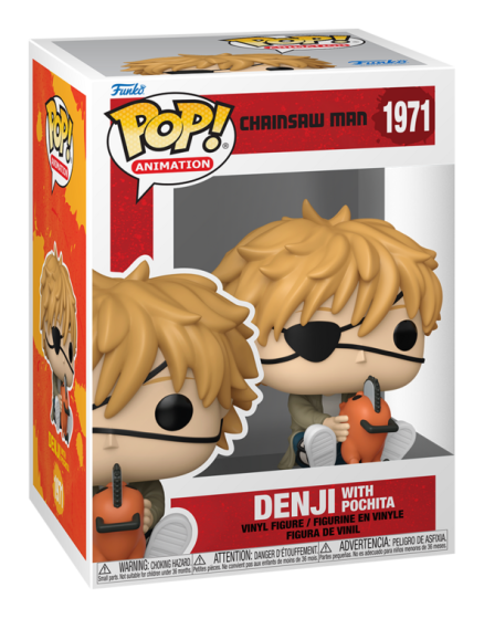 Chainsaw Man POP! Games Vinyl Figure Denji & Pochita 9 cm
