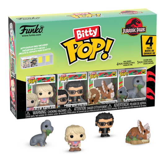 Bitty Pop! - Jurassic Park - Triceratops 4 Pack