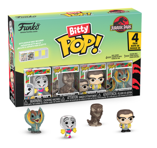 Bitty Pop! - Jurassic Park - Mr DNA 4 Pack