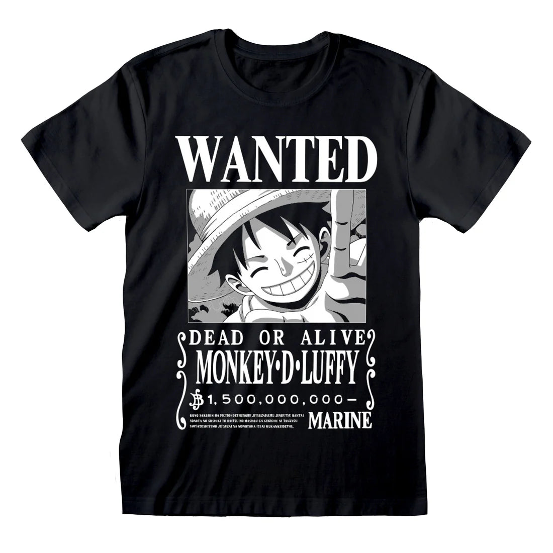One Piece - Wanted Luffy Unisex T-shirt