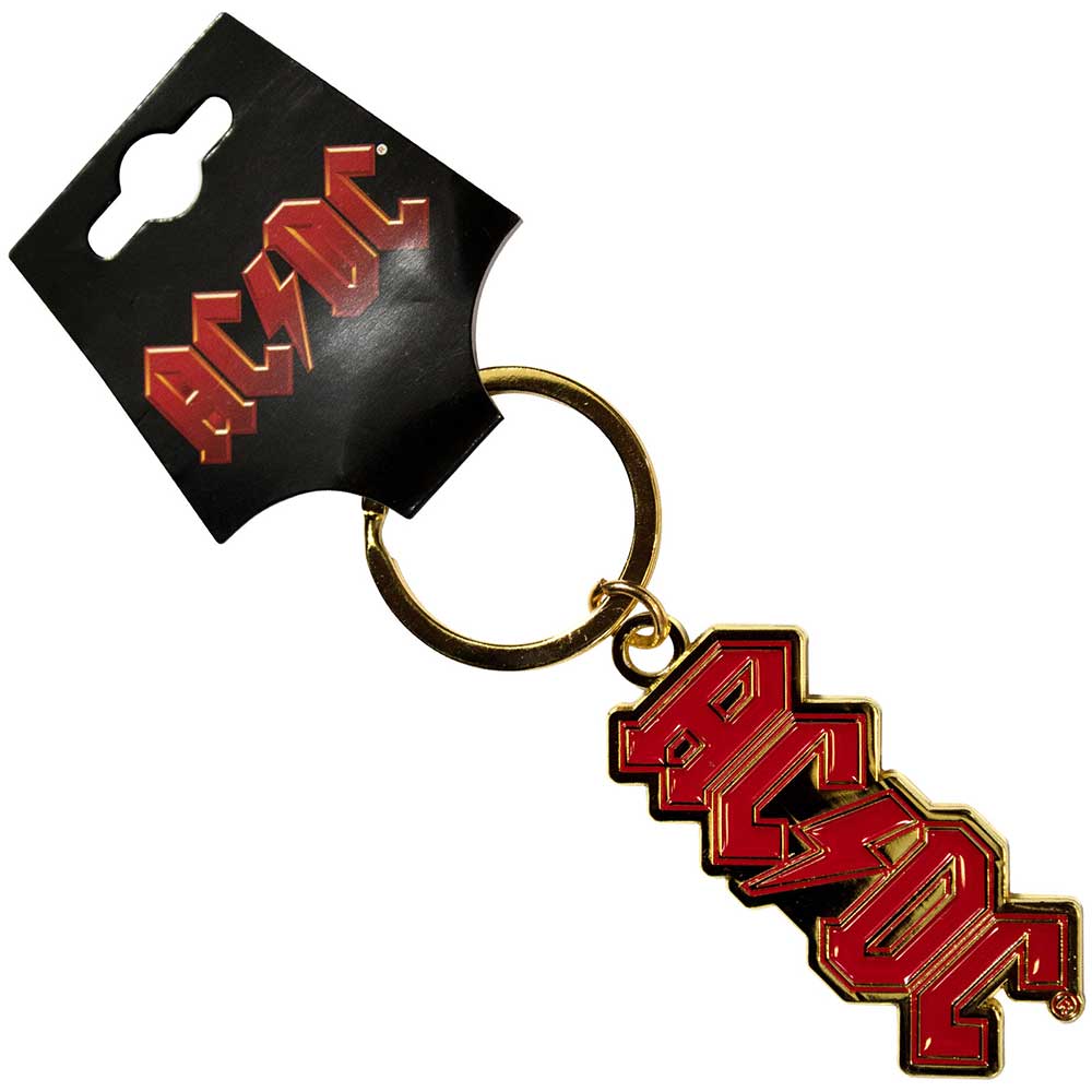 AC/DC Keychain: Logo Gold