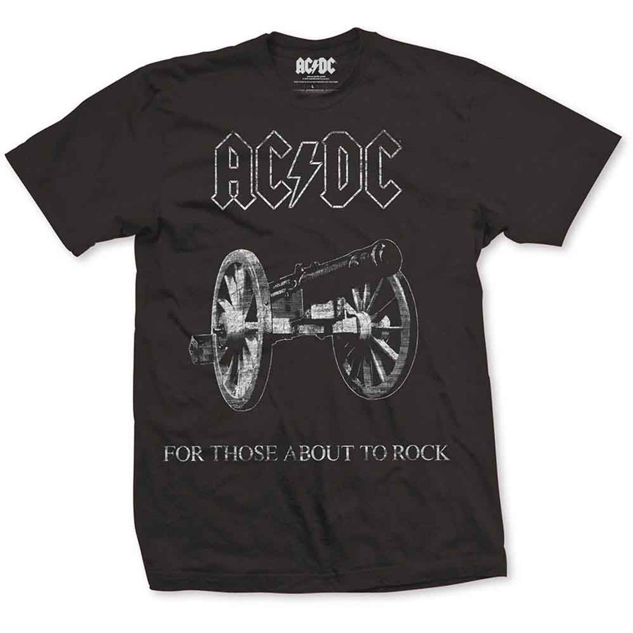 AC/DC Unisex T-Shirt: About to Rock (Black)