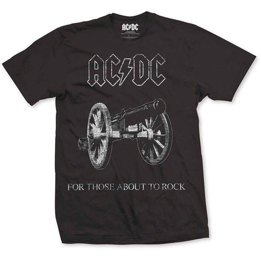 AC/DC Unisex T-Shirt: About to Rock (Black)