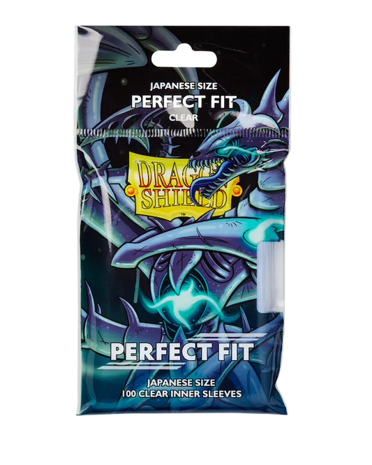 Japanese Size Dragon Shield - Perfect Fit Sleeves 100pk - Clear