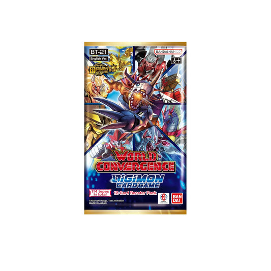 Digimon Card Game: World Convergence (BT21) Booster Pack