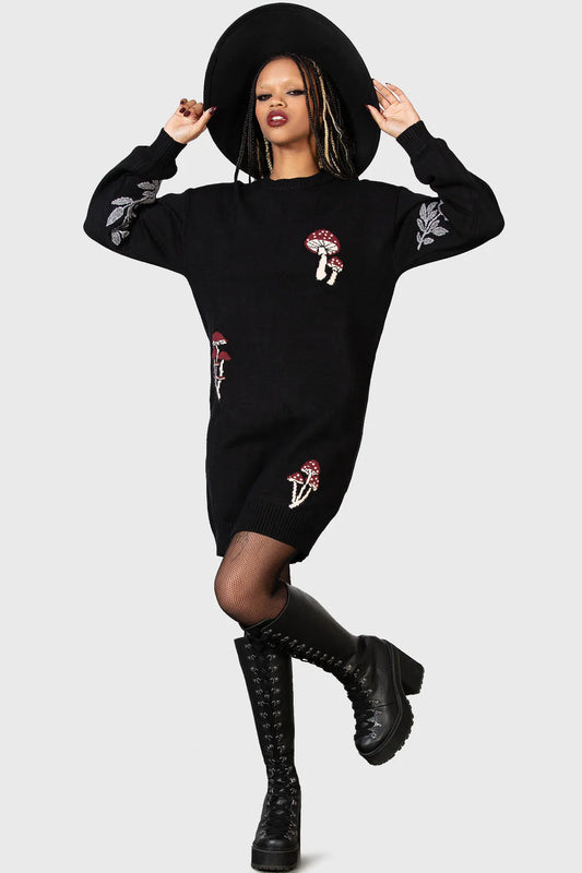 Killstar - Bitter Morelle Sweater Dress