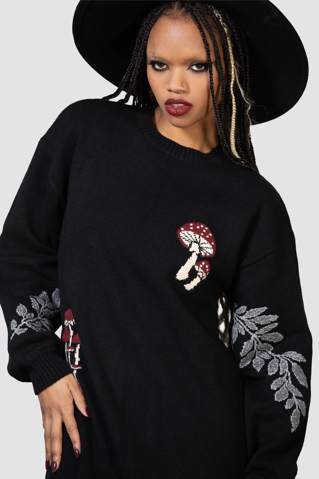 Killstar - Bitter Morelle Sweater Dress