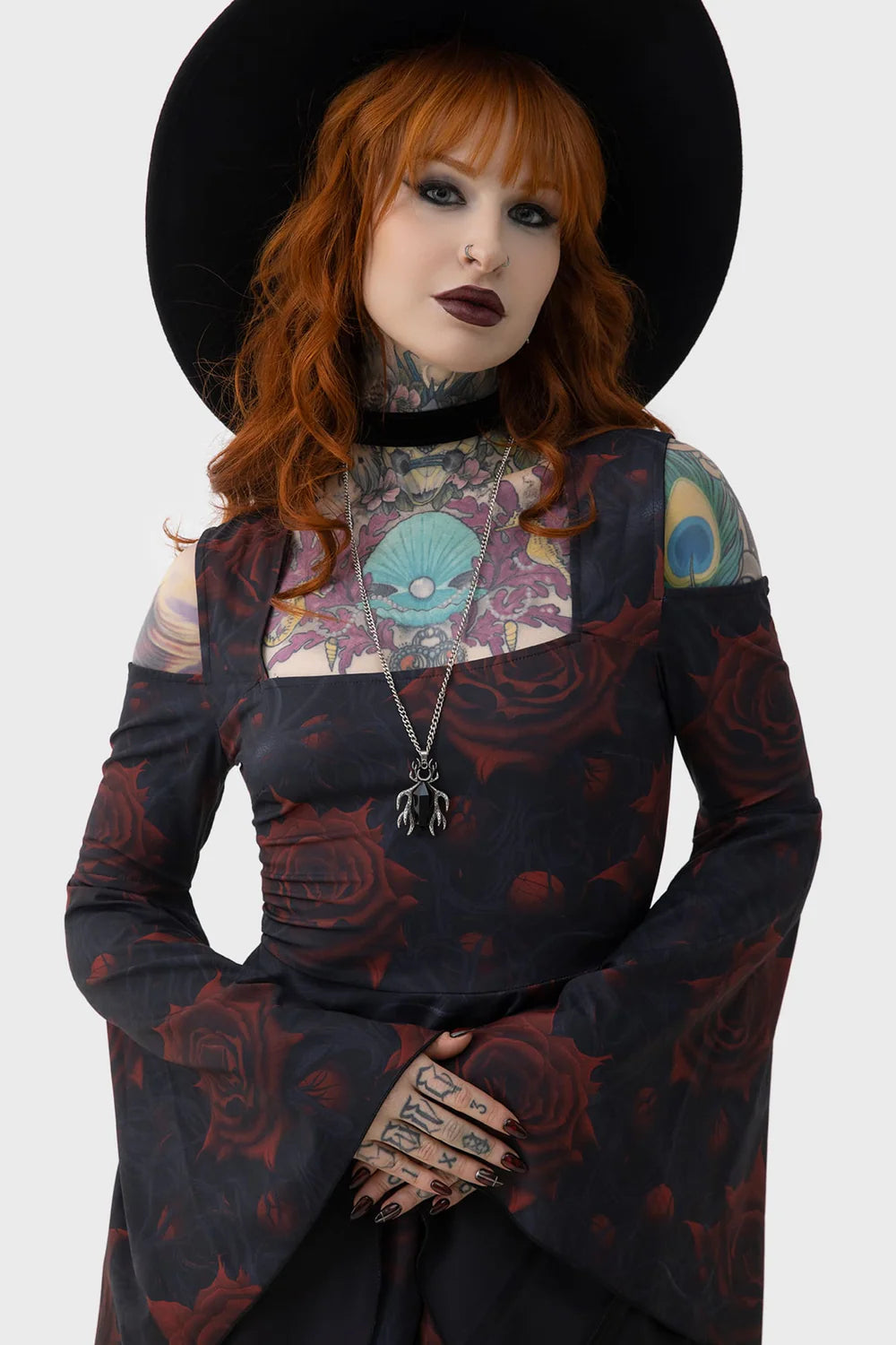 Killstar - Blood Rose Mini Dress
