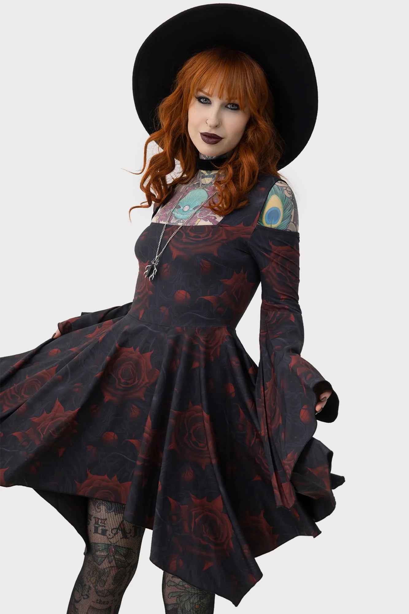 Killstar - Blood Rose Mini Dress