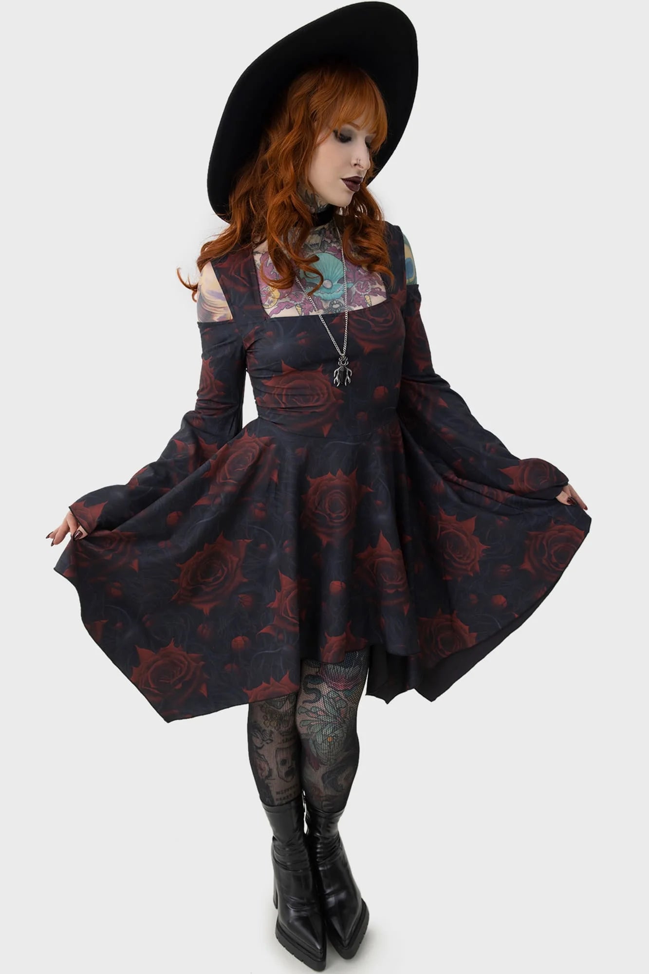 Killstar - Blood Rose Mini Dress