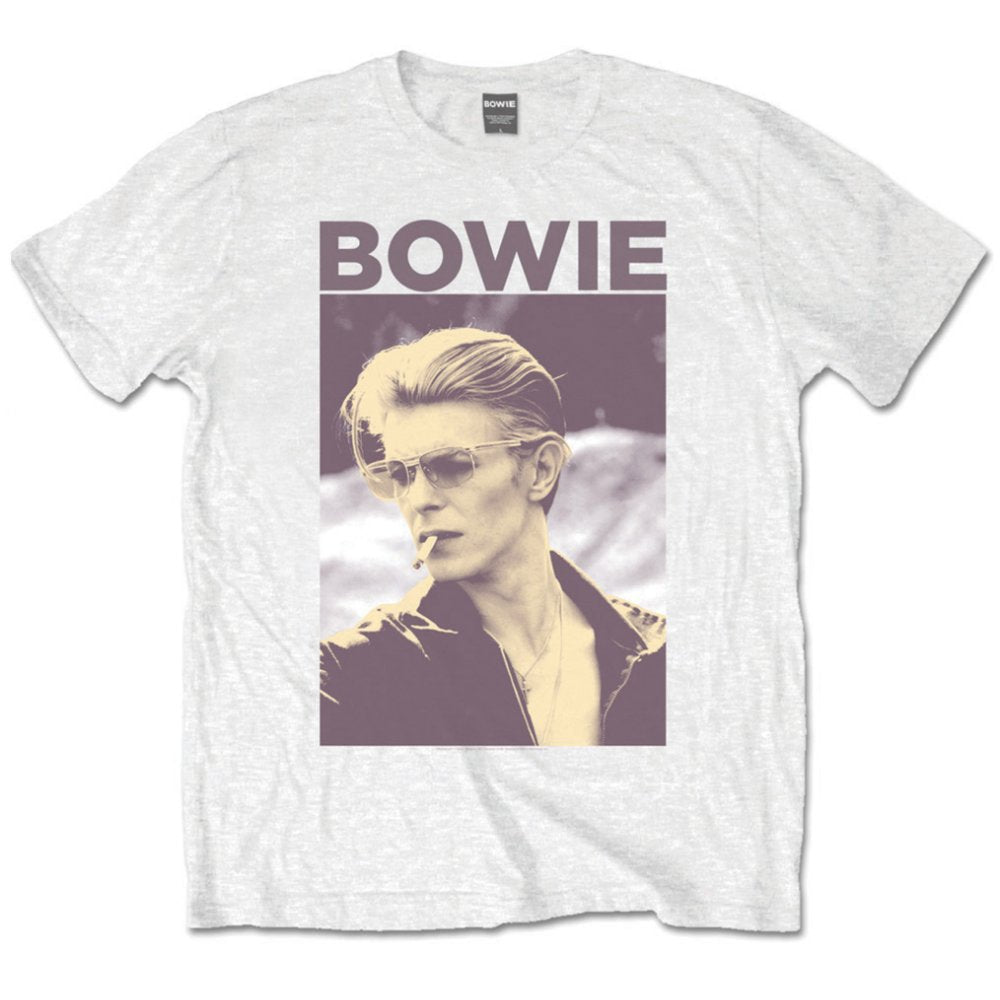 DAVID BOWIE UNISEX T-SHIRT: SMOKING