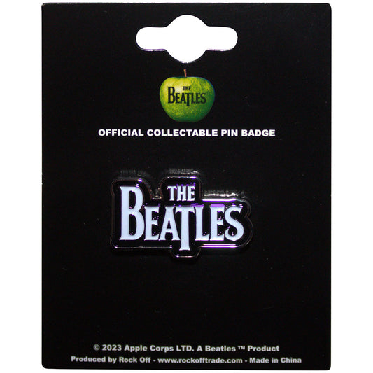 The Beatles Pin Badge: Drop T Logo
