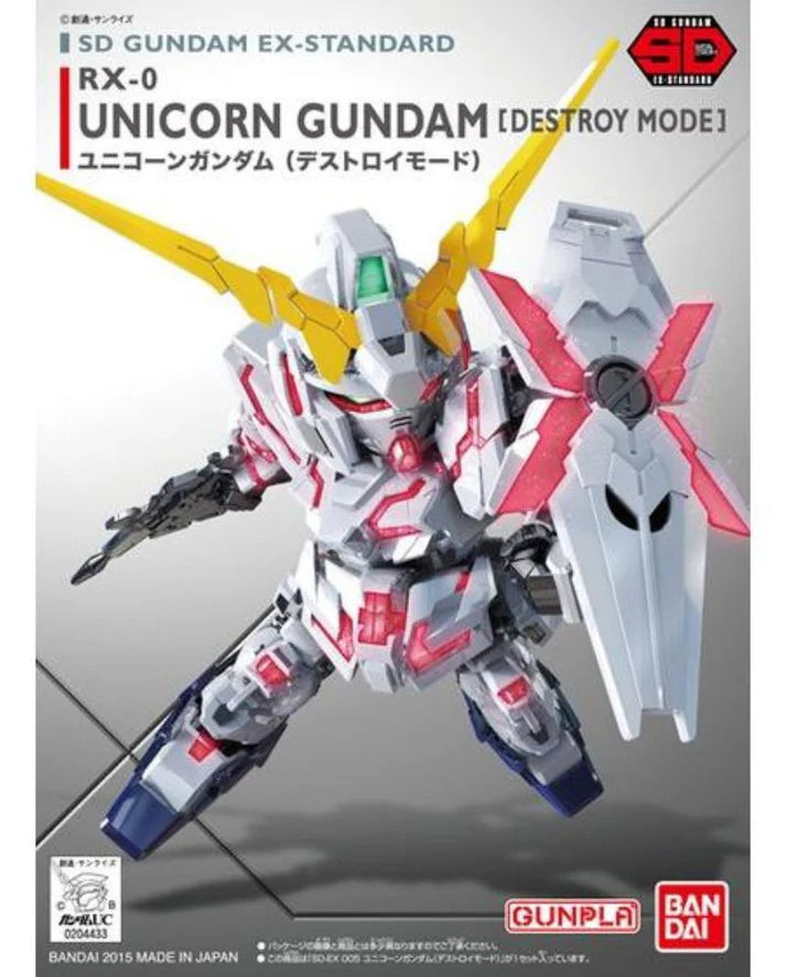 Gundam - SDEX Standard 005 Unicorn Gundam (Destroy Mode)