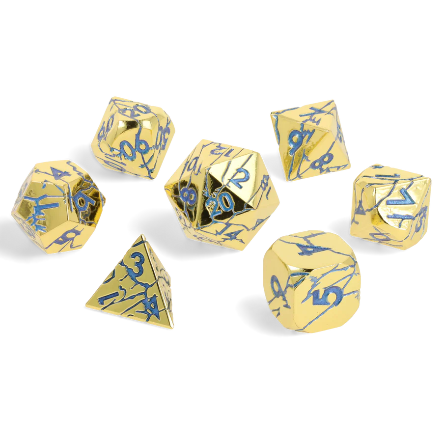 Divinity Unbound Metal RPG Dice Set