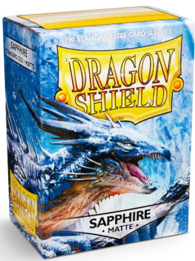 Dragon Shield - Matte Standard Size Sleeves 100pk - Sapphire