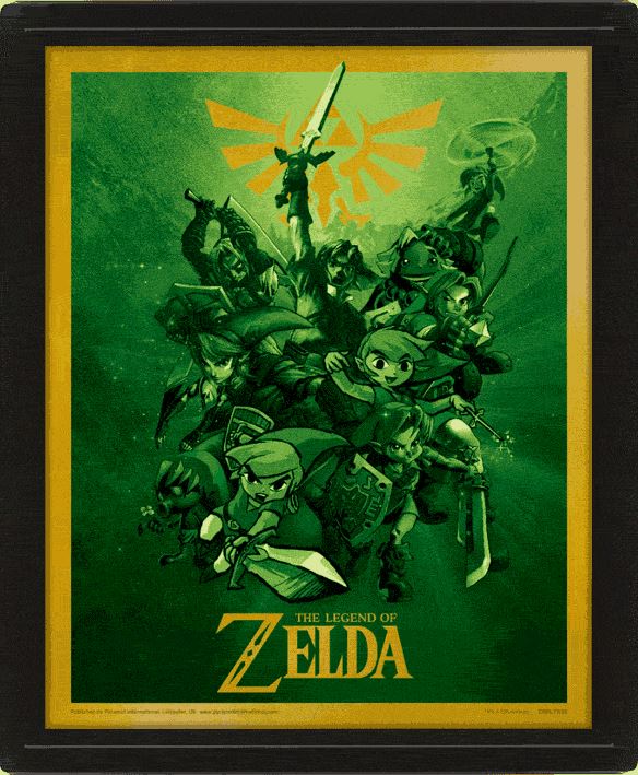 The Legend Zelda (Link) 3d Lenticular (Loose)