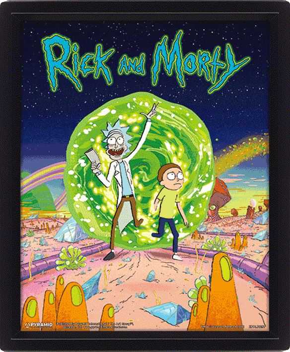 Rick And Morty (Portal) 10x8 3D Loose