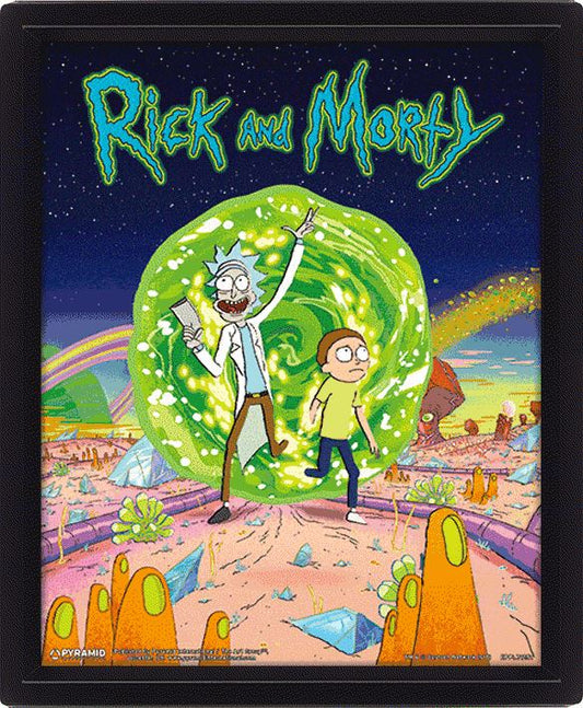 Rick And Morty (Portal) 10x8 3D Loose