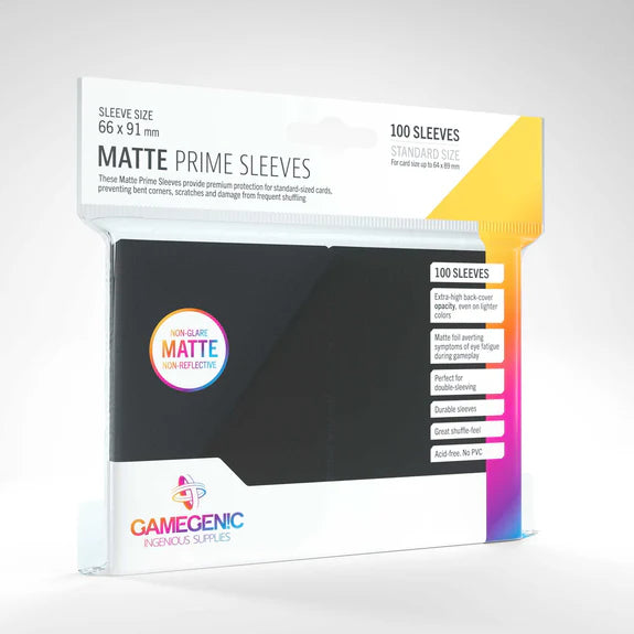 Gamegenic - Matte Prime Standard Size Sleeves (100)