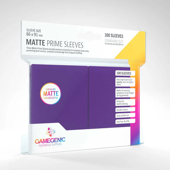 Gamegenic - Matte Prime Standard Size Sleeves (100)