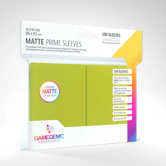 Gamegenic - Matte Prime Standard Size Sleeves (100)