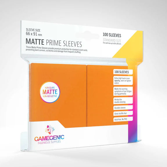 Gamegenic - Matte Prime Standard Size Sleeves (100)
