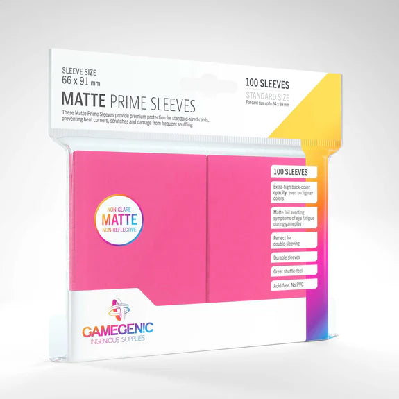 Gamegenic - Matte Prime Standard Size Sleeves (100)