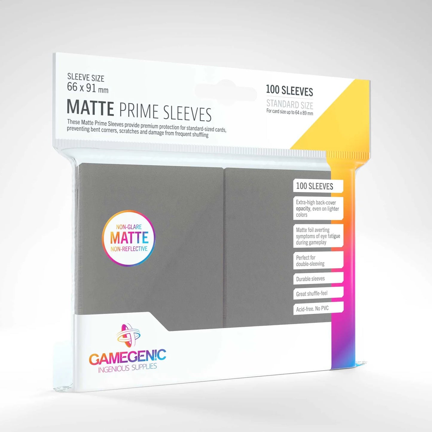 Gamegenic - Matte Prime Standard Size Sleeves (100)
